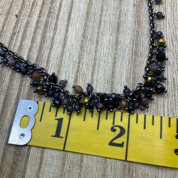 Lia Sophia Multi Colored Beaded Dangling Necklace - Picture 4 of 8